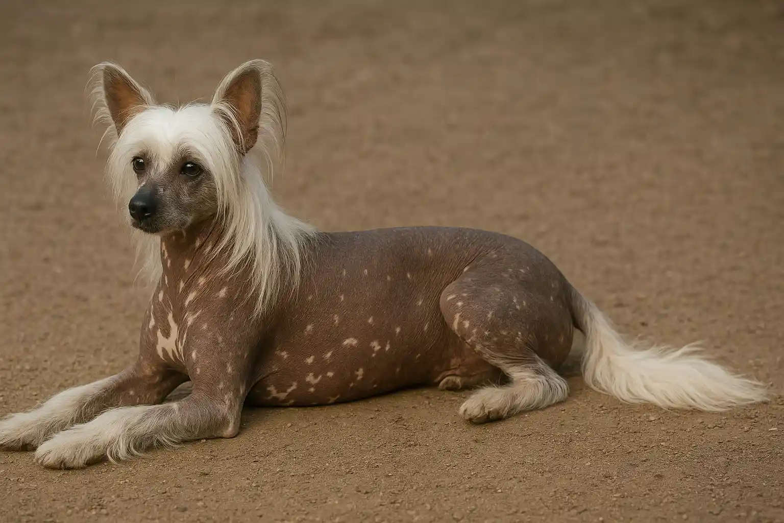 Chien Chinois à Crête